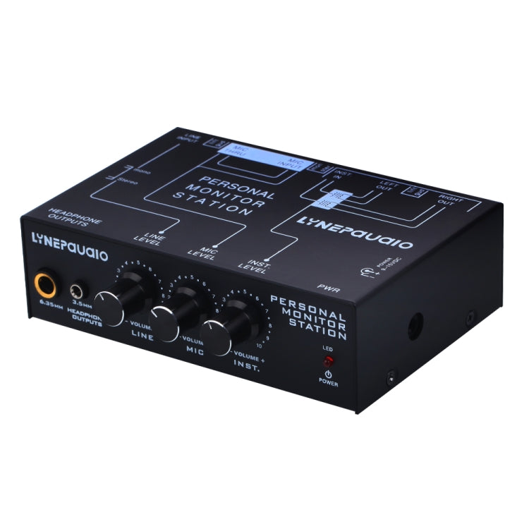 B877 3-Channel Personal Listener Headphone Mixer