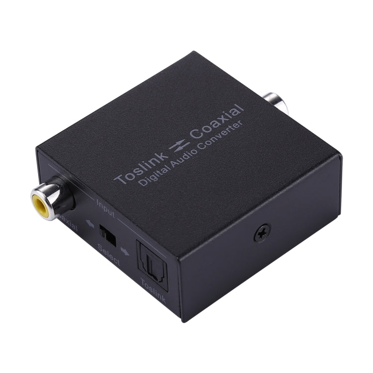 NK-Q7 Tendak SPDIF ottico Toslink a coassiale / Da coassiale a ottico SPDIF Toslink Convertitore audio digitale bidirezionale Swtich a 2 vie, SPDIF to Coaxial