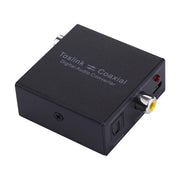 NK-Q7 Tendak SPDIF ottico Toslink a coassiale / Da coassiale a ottico SPDIF Toslink Convertitore audio digitale bidirezionale Swtich a 2 vie, SPDIF to Coaxial