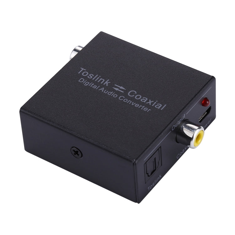 NK-Q7 Tendak SPDIF ottico Toslink a coassiale / Da coassiale a ottico SPDIF Toslink Convertitore audio digitale bidirezionale Swtich a 2 vie, SPDIF to Coaxial
