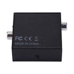 NK-Q7 Tendak SPDIF ottico Toslink a coassiale / Da coassiale a ottico SPDIF Toslink Convertitore audio digitale bidirezionale Swtich a 2 vie, SPDIF to Coaxial