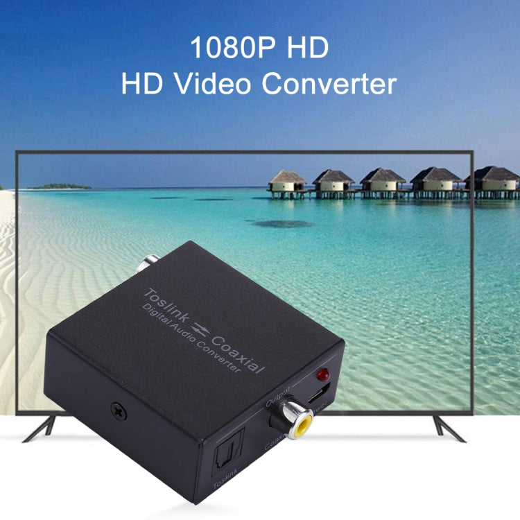 NK-Q7 Tendak SPDIF ottico Toslink a coassiale / Da coassiale a ottico SPDIF Toslink Convertitore audio digitale bidirezionale Swtich a 2 vie, SPDIF to Coaxial
