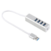 HUB USB 3.0 a 4 porte Super Speed Self/Bus Power da 5 Gbps, USB