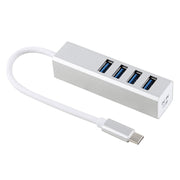 Convertitore HUB da USB 3.0 a USB-C/Type-C da 5 Gbps Super Speed Self/Bus Power 4 porte, Type-C