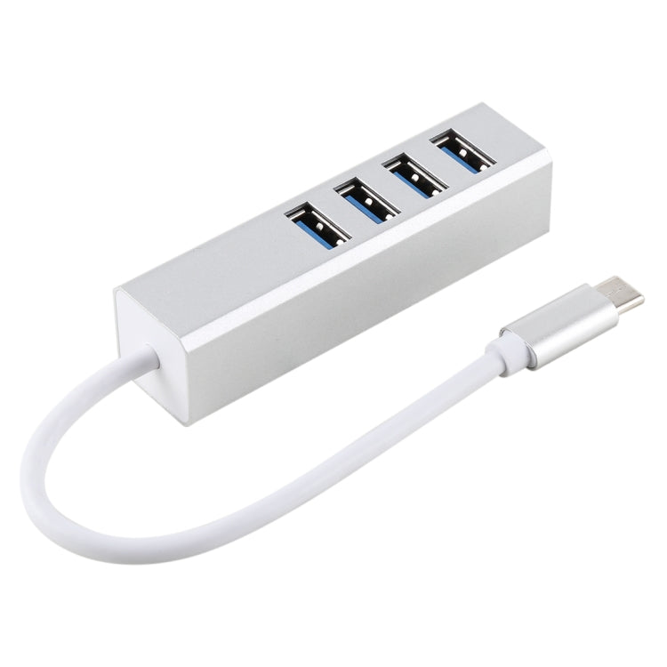 Convertitore HUB da USB 3.0 a USB-C/Type-C da 5 Gbps Super Speed Self/Bus Power 4 porte, Type-C