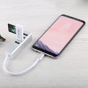 Convertitore HUB da USB 3.0 a USB-C/Type-C da 5 Gbps Super Speed Self/Bus Power 4 porte, Type-C