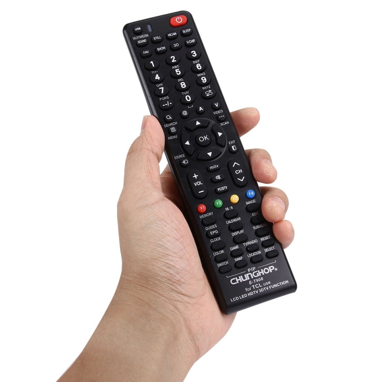 CHUNGHOP E-T908 Universal Remote Control for TCL LED TV / LCD TV / HDTV / 3DTV, for TCL TV