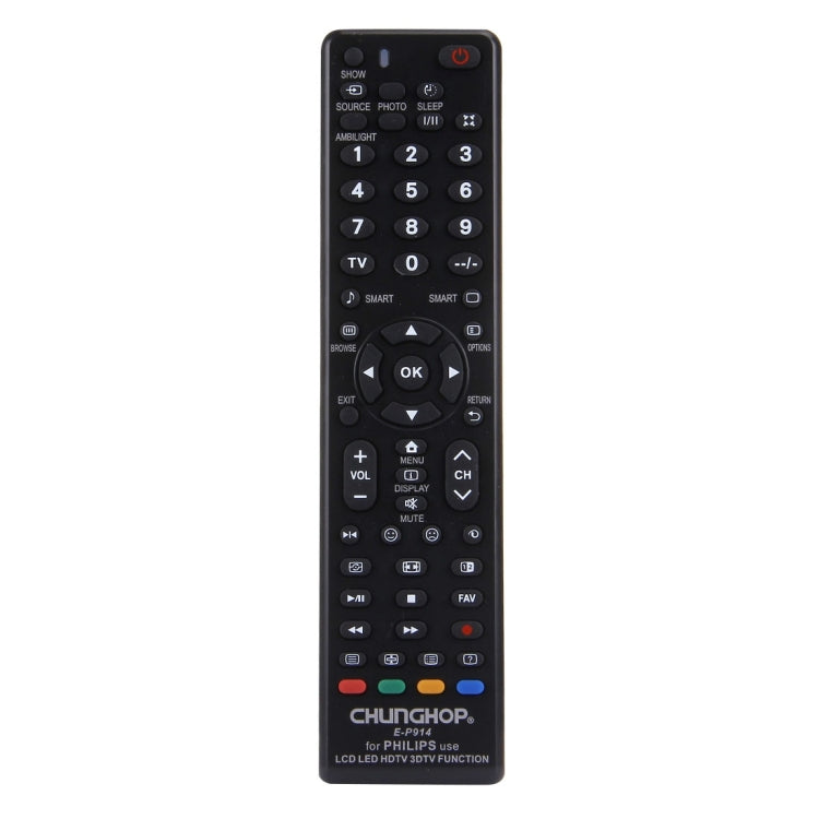 CHUNGHOP E-P914 Universal Remote Control for PHILIPS LED LCD HDTV 3DTV, for PHILIPS TV