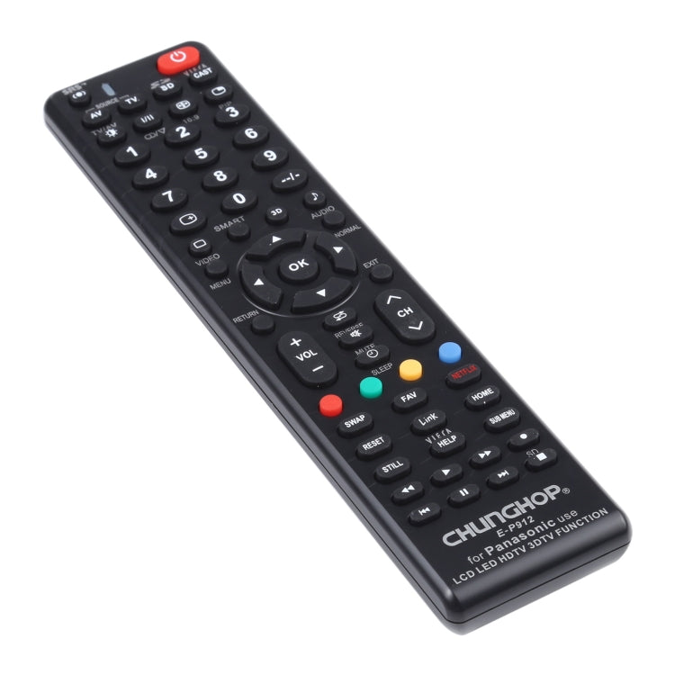 CHUNGHOP E-P912 Universal Remote Control for PANASONIC LED TV / LCD TV / HDTV / 3DTV, for PANASONIC TV