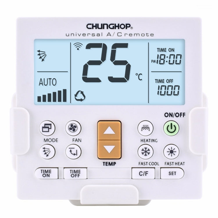 Telecomando universale LCD per climatizzatore CHUNGHOP K-650E con staffa, K-650E