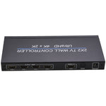 Processore di giunzione multi-schermo con controller da parete per TV HDMI BT14 Ultra HD 4K x 2K 2X2, Ultra HD 4K x 2K