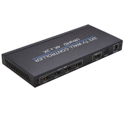 Processore di giunzione multi-schermo con controller da parete per TV HDMI BT14 Ultra HD 4K x 2K 2X2, Ultra HD 4K x 2K