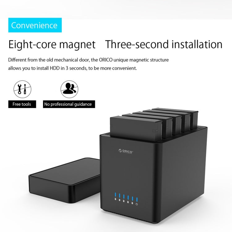 ORICO DS500U3 Custodia per HDD USB 3.0 5 Alloggiamenti 3,5"