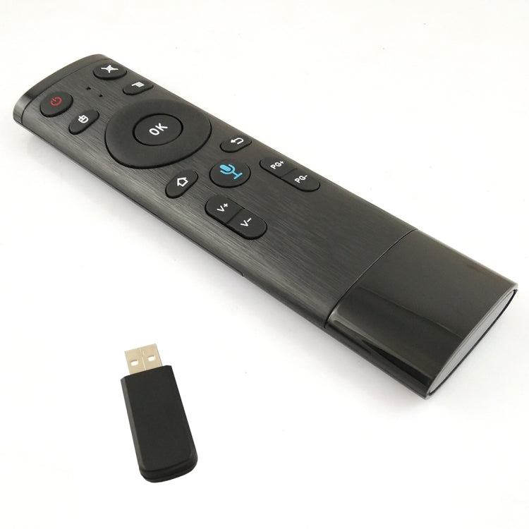 Q5 2.4G RF 3D Brushed Fashion Sense Voice Version Universal Air Mouse Remote Control