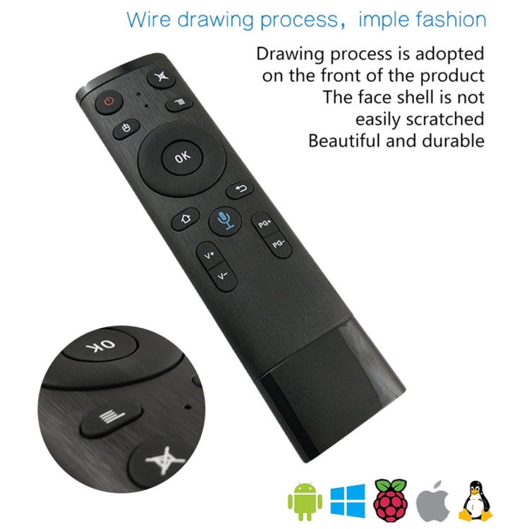 Air Mouse Q5 2.4G RF 3D con ricerca vocale