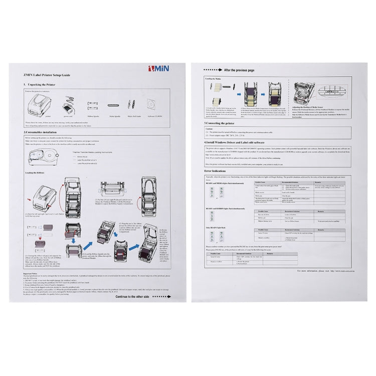 Convenient USB Port H8 Auto Thermal Calibration Barcode Printer Supermarket, Tea Shop, Restaurant, Maximum Supported Thermal Paper Size: 57*30mm