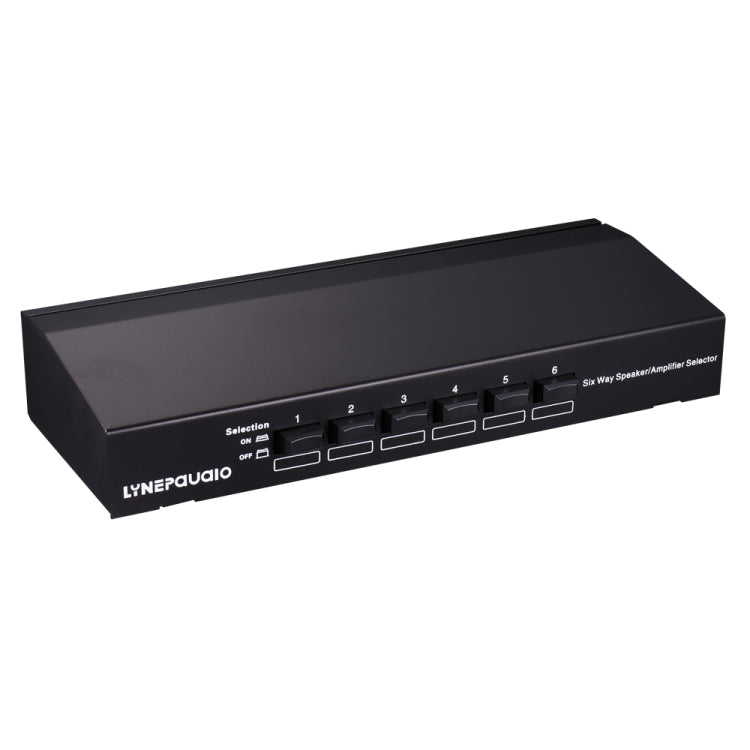 LINEPAUDIO B898 Comparatore altoparlante stereo a sei vie / amplificatore Commutatore selettivo bidirezionale