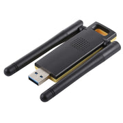 Scheda di rete esterna adattatore WiFi USB 3.0 dual band AC1200Mbps da 2,4 GHz e 5 GHz con 2 antenne esterne, AC1200Mbps USB 3.0