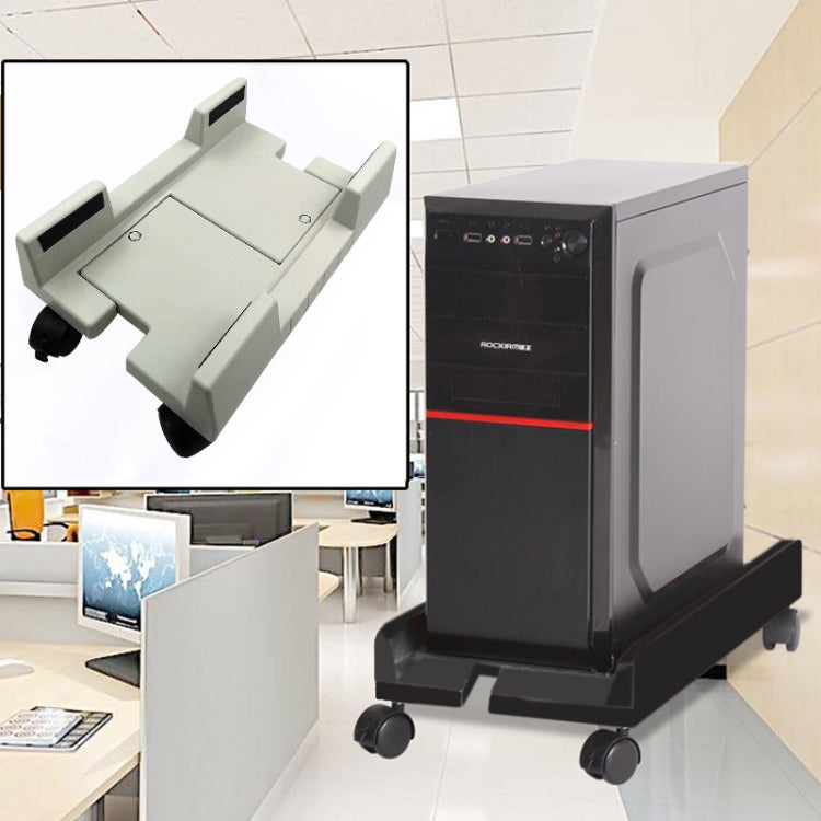 Staffa regolabile per host mainframe del computer con ruota, dimensioni: S, H Type (Black), H Type (White)