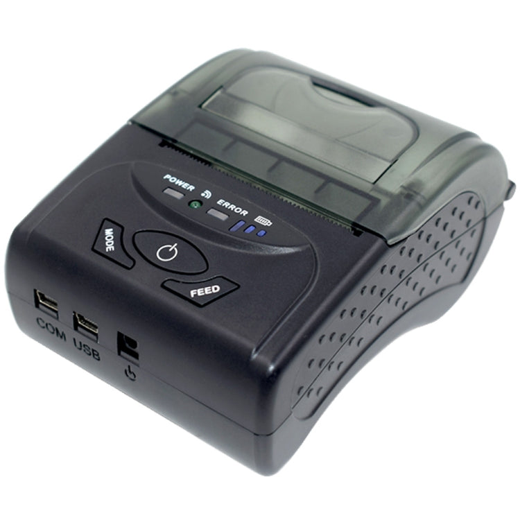 POS-5807 Stampante termica per biglietti Bluetooth portatile con porta USB da 58 mm, formato massimo carta termica supportata: 57x50 mm