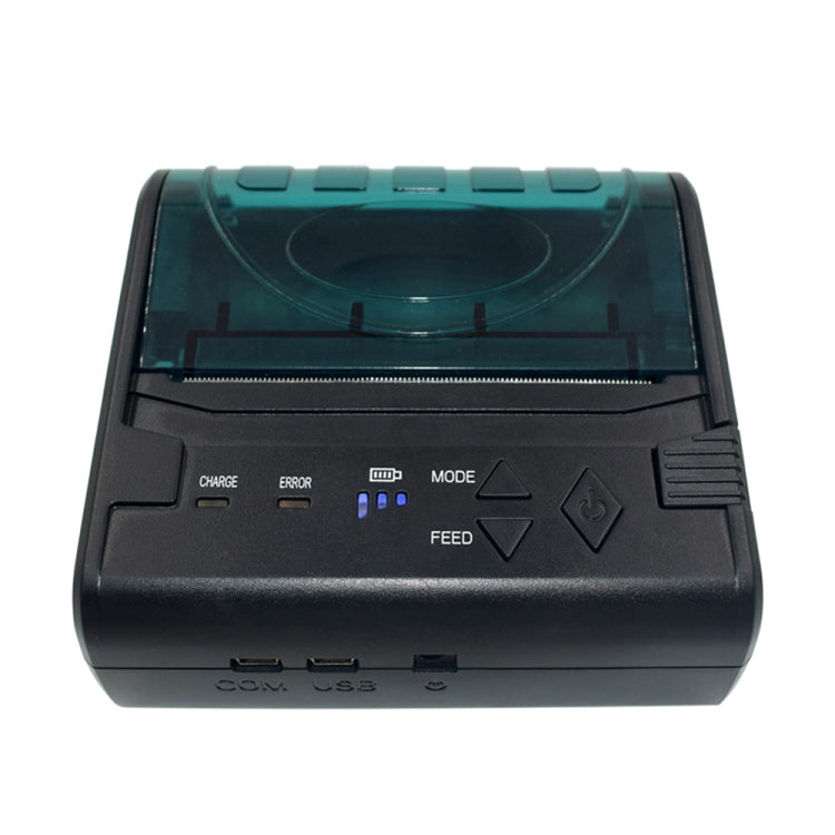 POS-8003 Portable Bluetooth Thermal Ticket Printer, Maximum Thermal Paper Size Supported: 80x50mm