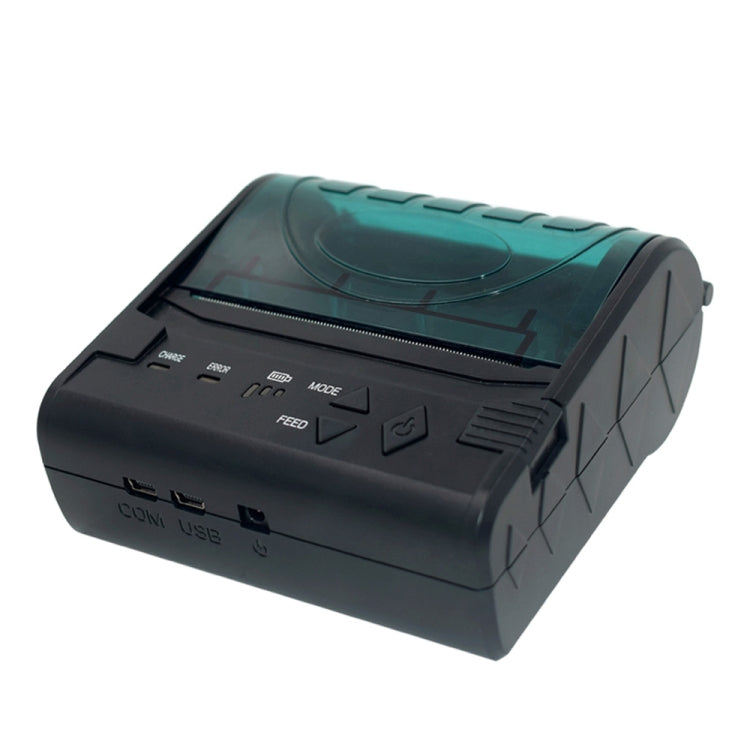 POS-8003 Portable Bluetooth Thermal Ticket Printer, Maximum Thermal Paper Size Supported: 80x50mm