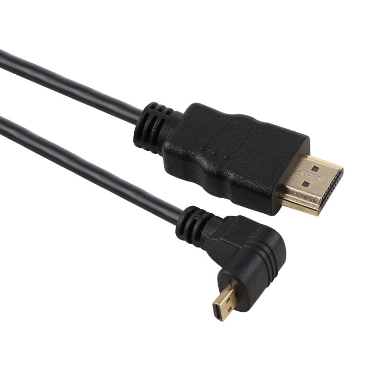 Cavo adattatore connettore placcato oro maschio ad angolo positivo da 30 cm 4K HDMI maschio a micro HDMI, 30cm Positive