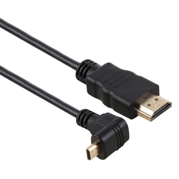 Cavo adattatore connettore placcato oro maschio ad angolo inverso da 30 cm 4K HDMI maschio a micro HDMI, 30cm Reverse