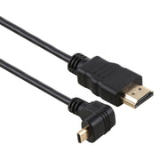 Cavo adattatore connettore placcato oro maschio ad angolo inverso da 30 cm 4K HDMI maschio a micro HDMI, 30cm Reverse