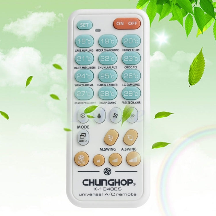 Universal Remote Control for CHUNGHOP Air Conditioner K-1048ES, K-1048ES