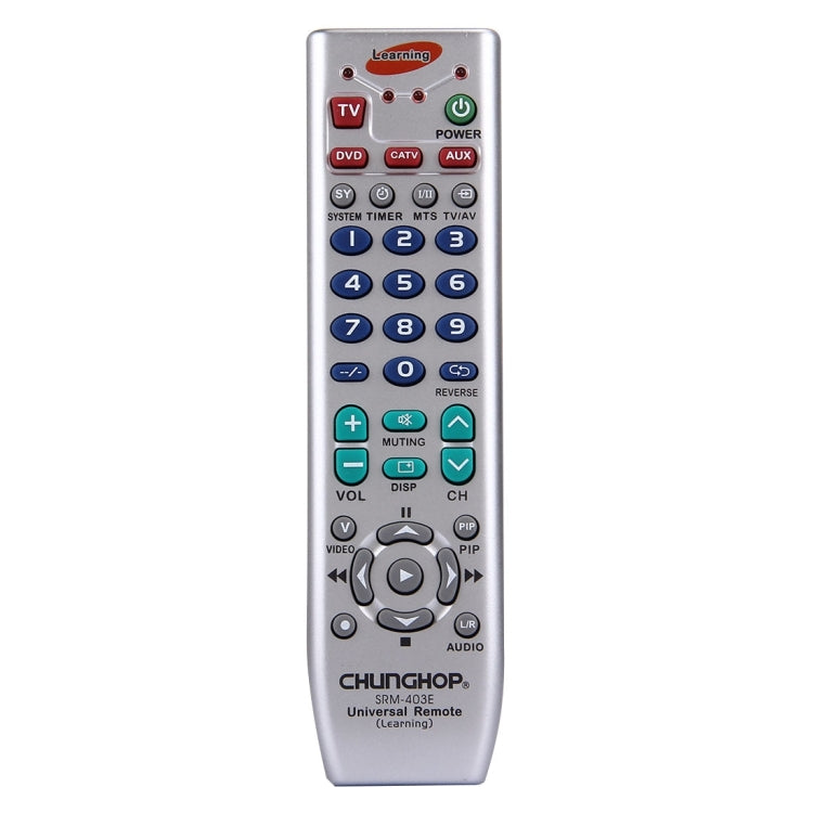 CHUNGHOP SRM-403E Universal Intelligent Learning Remote Control for TV VCR SAT CBL HIFI DVD CD VCD and more, SRM-403E