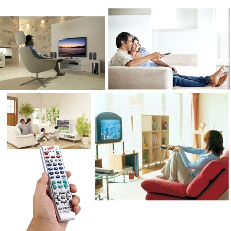 CHUNGHOP SRM-403E Universal Intelligent Learning Remote Control for TV VCR SAT CBL HIFI DVD CD VCD and more, SRM-403E