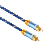 Cavo audio coassiale RCA maschio 2 m placcato oro