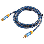 Cavo audio coassiale RCA maschio 2 m placcato oro