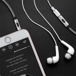 Cavo audio intrecciato 3,5 mm maschio-femmina 0,5 m