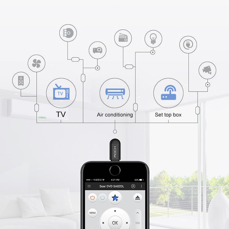 Third Generation Easy to Control Mobile Phone Wireless Smart Remote Control for Apple Universal Mobile Cloud Remote