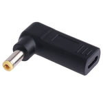 Adattatore a gomito USB-C femmina a 5,5x2,5 mm maschio
