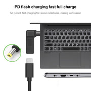 Connettore adattatore a gomito da USB-C/Tipo-C femmina a maschio da 5,5 x 2,5 mm, 5.5 x 2.5mm Elbow