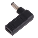 Adattatore a gomito USB-C femmina a 5,5x2,1 mm maschio