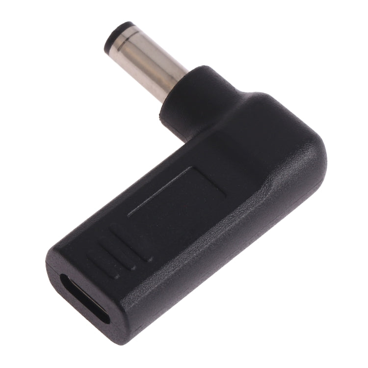 Adattatore a gomito USB-C femmina a 5,5x2,1 mm maschio