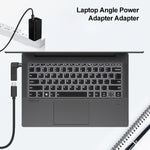 Adattatore a gomito USB-C femmina a 5,5x2,1 mm maschio