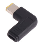 Connettore adattatore a gomito con spina maschio quadrata grande da USB-C / Type-C femmina a Lenovo per laptop Lenovo, Lenovo Big Square Elbow