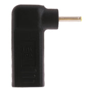Connettore adattatore a gomito con spina maschio da 2,5 x 0,7 mm a USB-C/Type-C femmina, 2.5 x 0.7mm Elbow