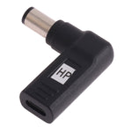 Adattatore a gomito USB-C femmina a maschio 7,4x5,0 mm per laptop