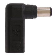 Connettore adattatore a gomito da USB-C/Tipo-C femmina a maschio 7,4 x 5,0 mm per laptop HP, 7.4 x 5.0mm Elbow (HP)