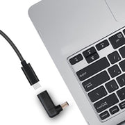 Connettore adattatore a gomito da USB-C/Tipo-C femmina a maschio 7,4 x 5,0 mm per laptop HP, 7.4 x 5.0mm Elbow (HP)