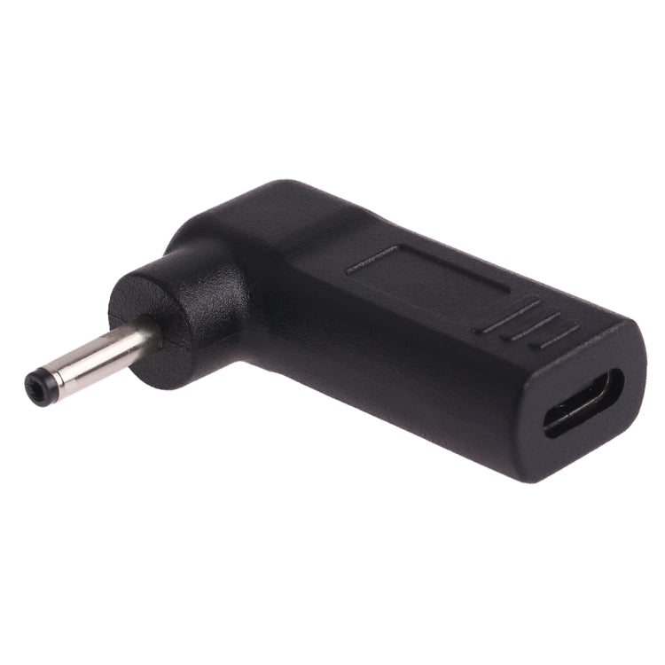 Adattatore a gomito USB-C femmina a maschio 3,0x1,1 mm