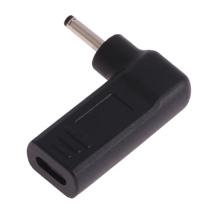 Adattatore a gomito USB-C femmina a maschio 3,0x1,1 mm
