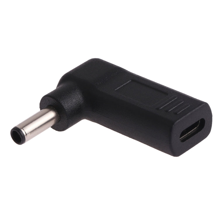 Adattatore a gomito USB-C femmina a maschio 4,5x3,0 mm