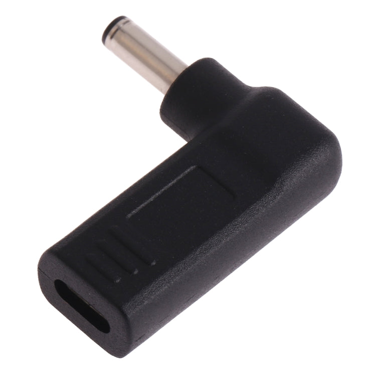 Adattatore a gomito USB-C femmina a maschio 4,5x3,0 mm